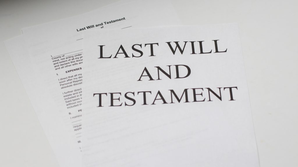 testamento e testamento carta bianca per stampante israele legge sulla successione